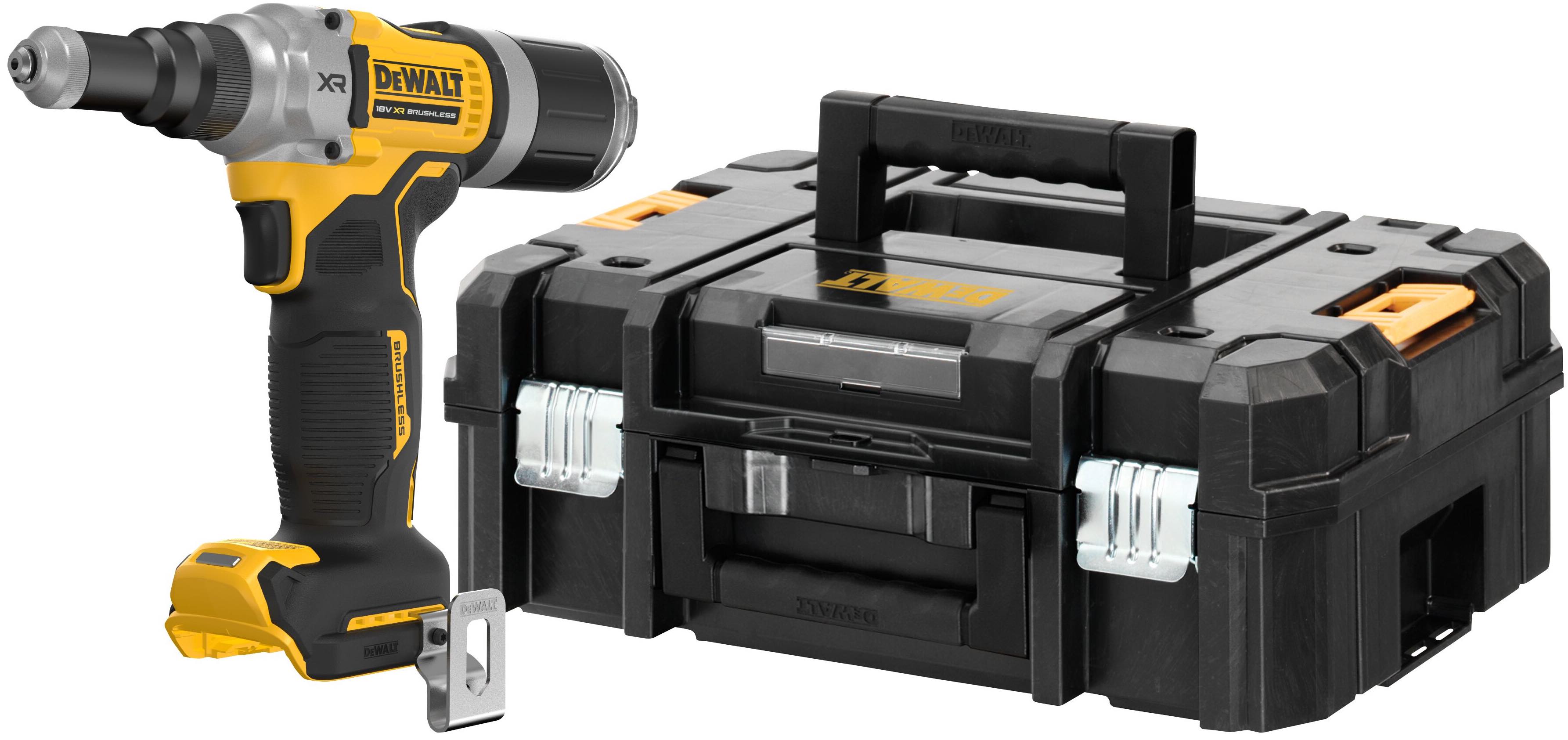 Аккумуляторный заклепочный пистолет DEWALT DCF414NT, 18 В, в кейсе TSTAK