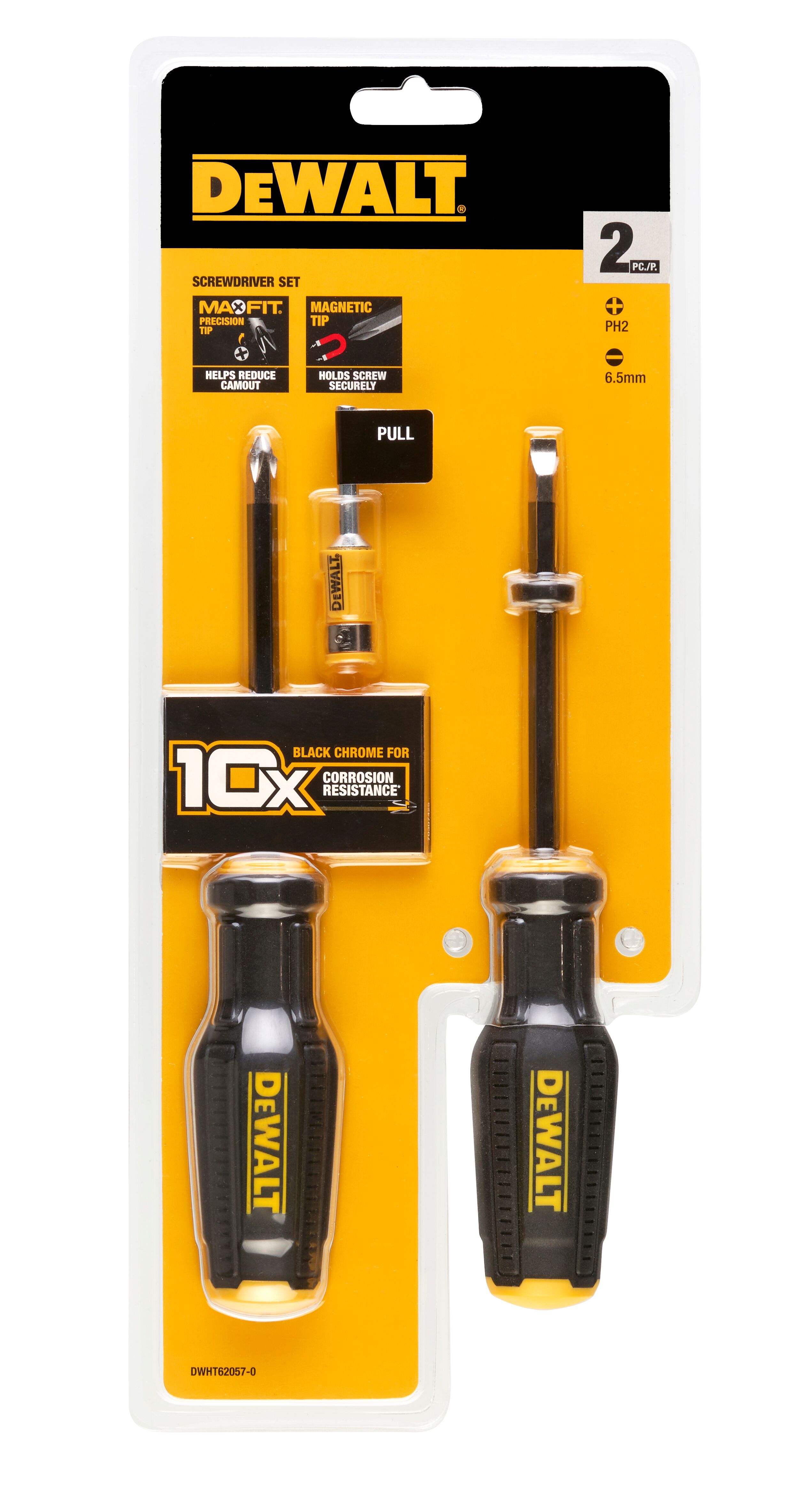 Набор из 2 отверток DEWALT, DWHT62057-0