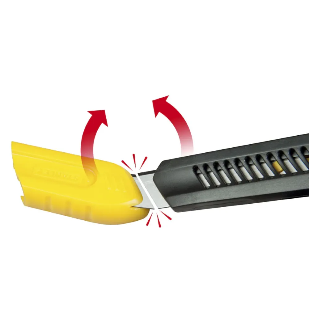 Нож SM 9 STANLEY 1-10-150, с 9-мм лезвием с отламывающимися сегментами 130 х 9мм