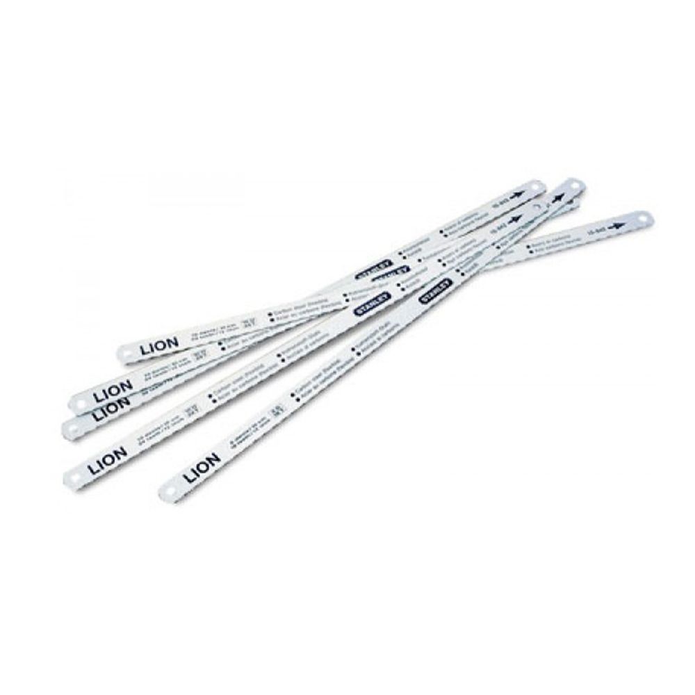 Полотно Lion для ножовки по металлу STANLEY 0-15-801, 8,10,10,10,12 х 5шт.