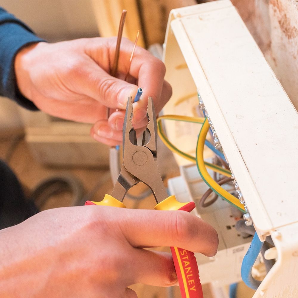 Плоскогубцы электрика MaxSteel VDE комбинированные STANLEY 0-84-000, 165 мм/1000 В