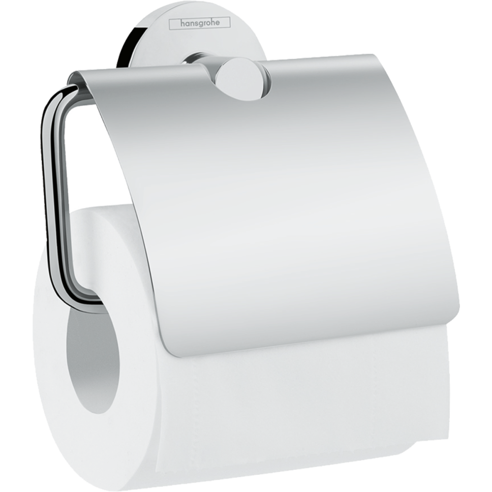 Держатель для туалетной бумаги hansgrohe Logis Universal с крышкой 41723000, хром
