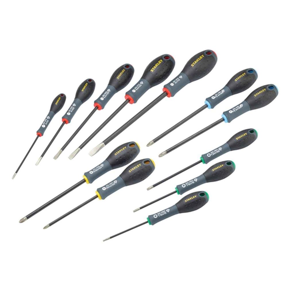 Набор из 12 отверток Fatmax Diamond Tip STANLEY FMHT0-62065