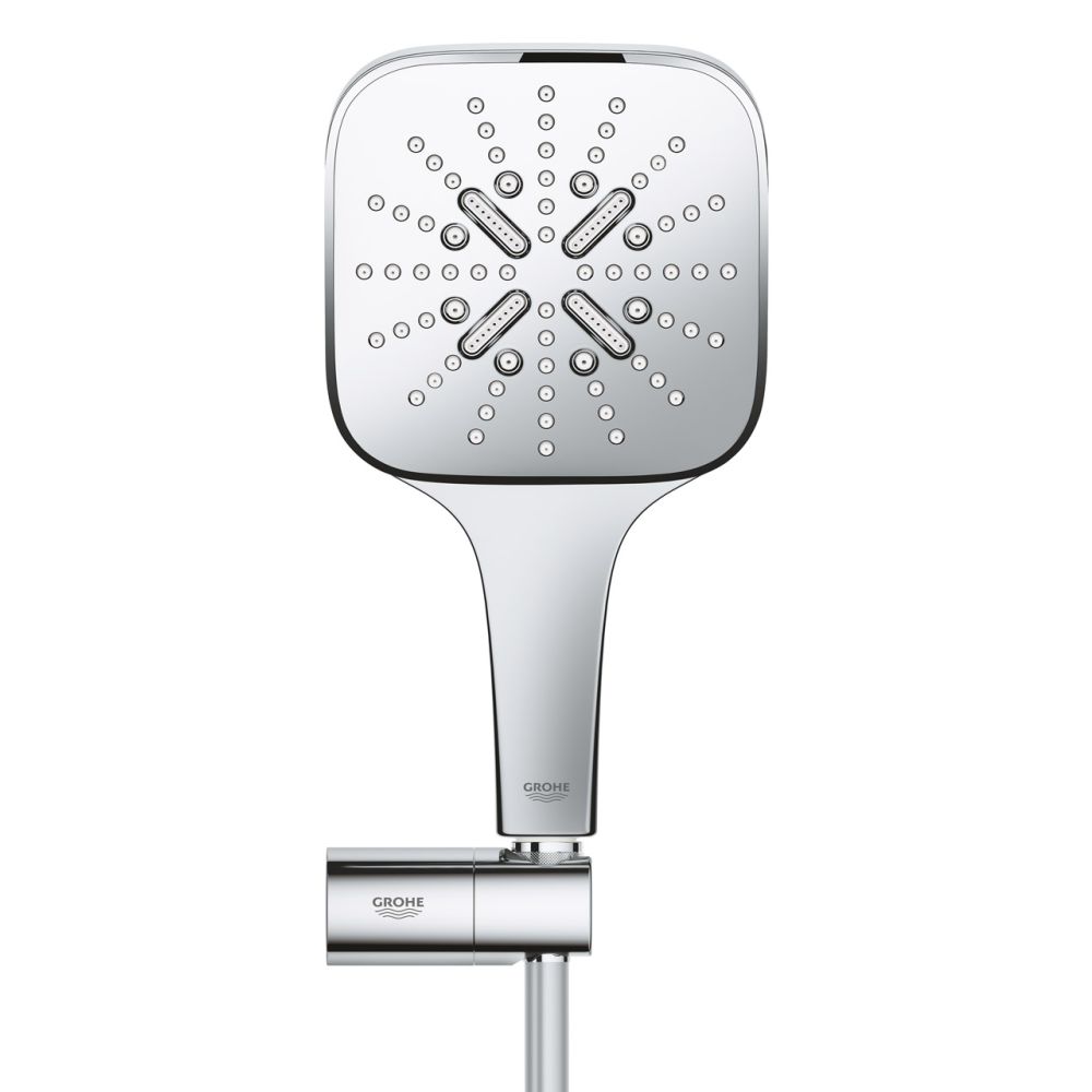 Душевой набор GROHE Rainshower SmartActive 130 Cube, 3 режима, 1500 мм, 9,5 л/мин, хром (26588000)