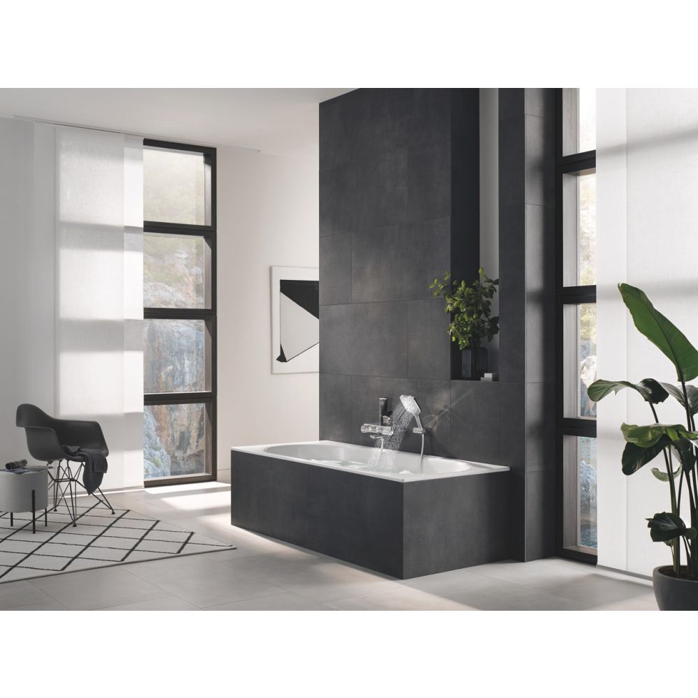 Душевой набор GROHE Rainshower SmartActive 130 Cube, 3 режима, 1500 мм, 9,5 л/мин, хром (26588000)