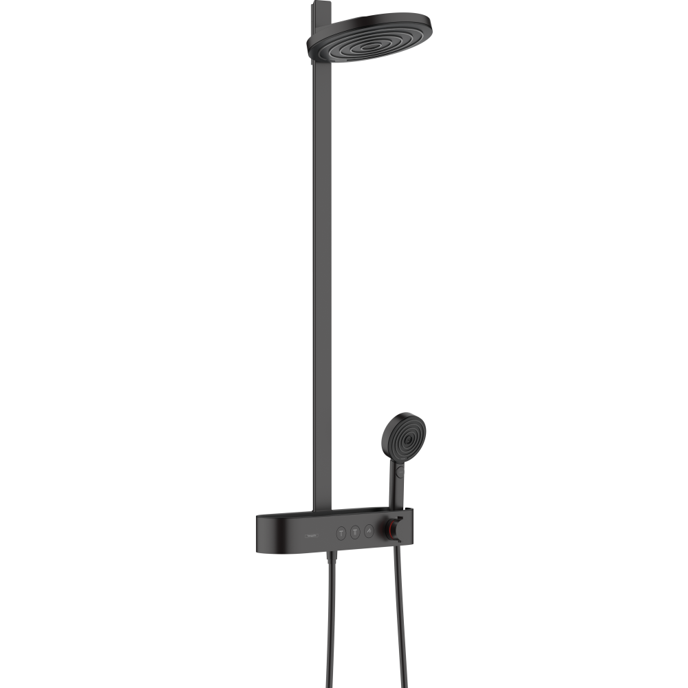 Душевая система hansgrohe Pulsify S 260 2jet с термостатом 24240670, матовый черный