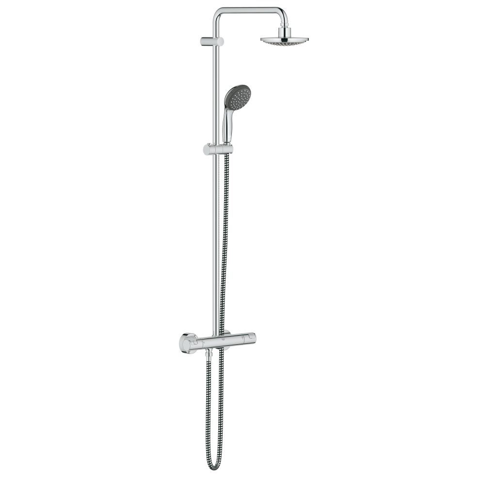Душевая система GROHE Vitalio Start System 160 с термостатом для душа, хром (27960000)