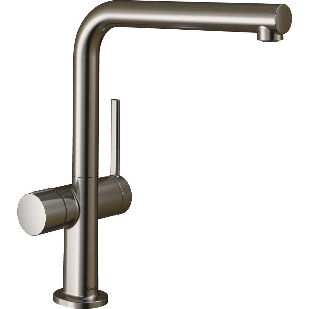 Смеситель для кухонной мойки hansgrohe Talis M54 270, с запорным вентилем 72827800, под сталь