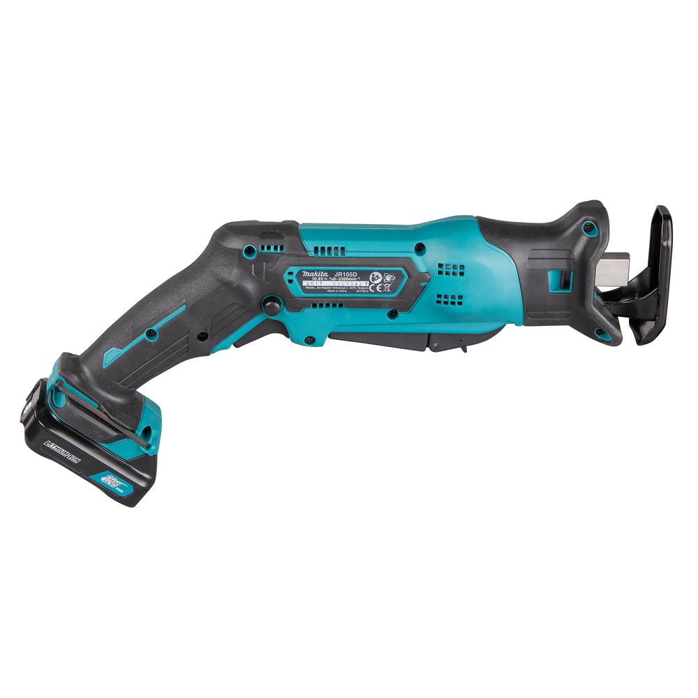 Аккумуляторная сабельная пила Makita JR105DZ, 10.8 В, 3300 ход/мин, 13 мм, без АКБ и ЗУ