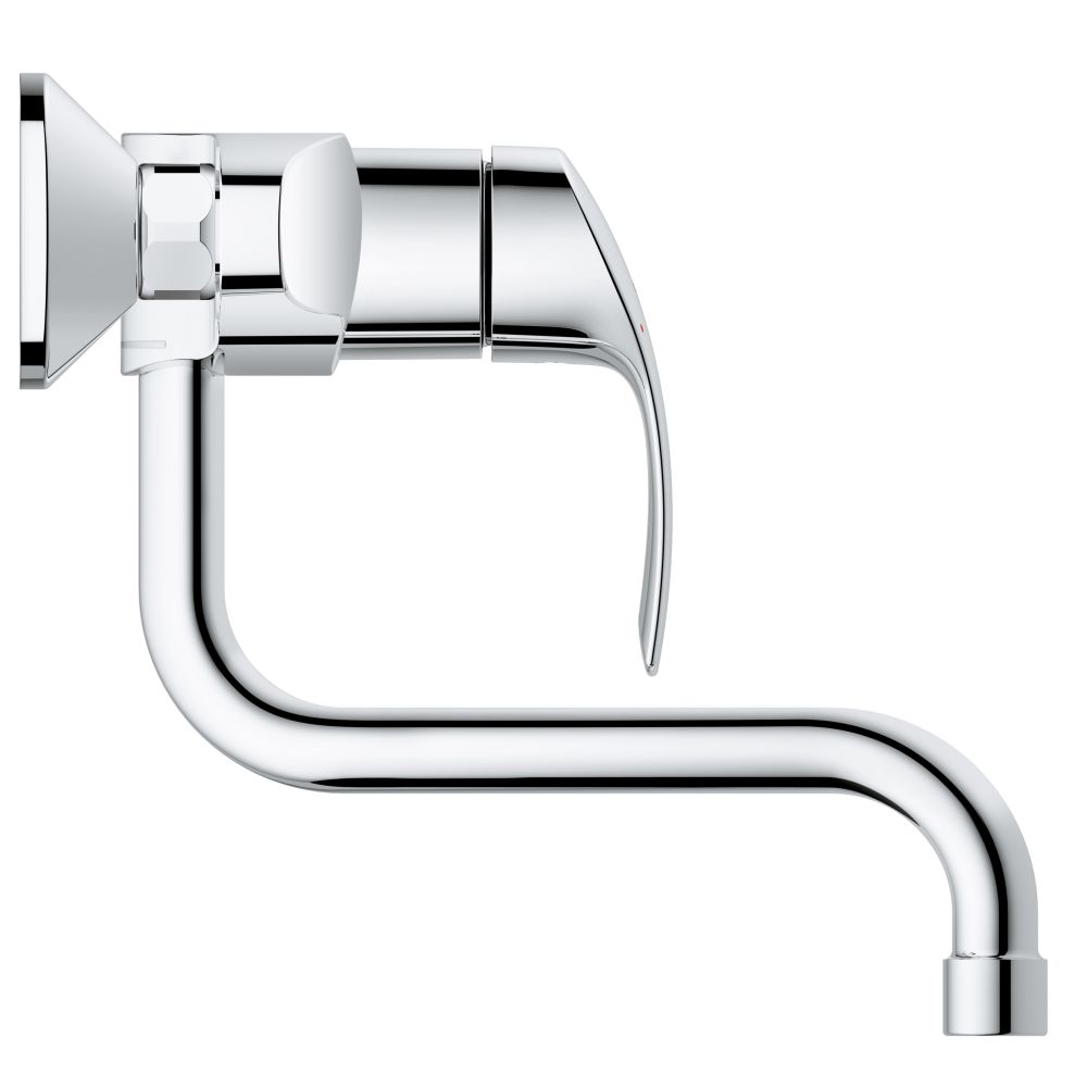 Смеситель для кухни GROHE Eurosmart настенный, вынос 180 мм, хром (31391002)