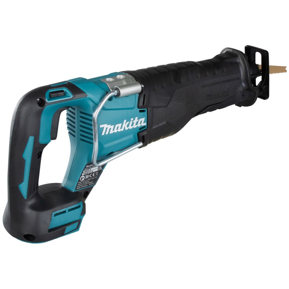 Аккумуляторная сабельная пила Makita DJR187RT, 18 В, 3000 ход/мин, 32 мм, с АКБ 5 Ач и ЗУ, в кейсе