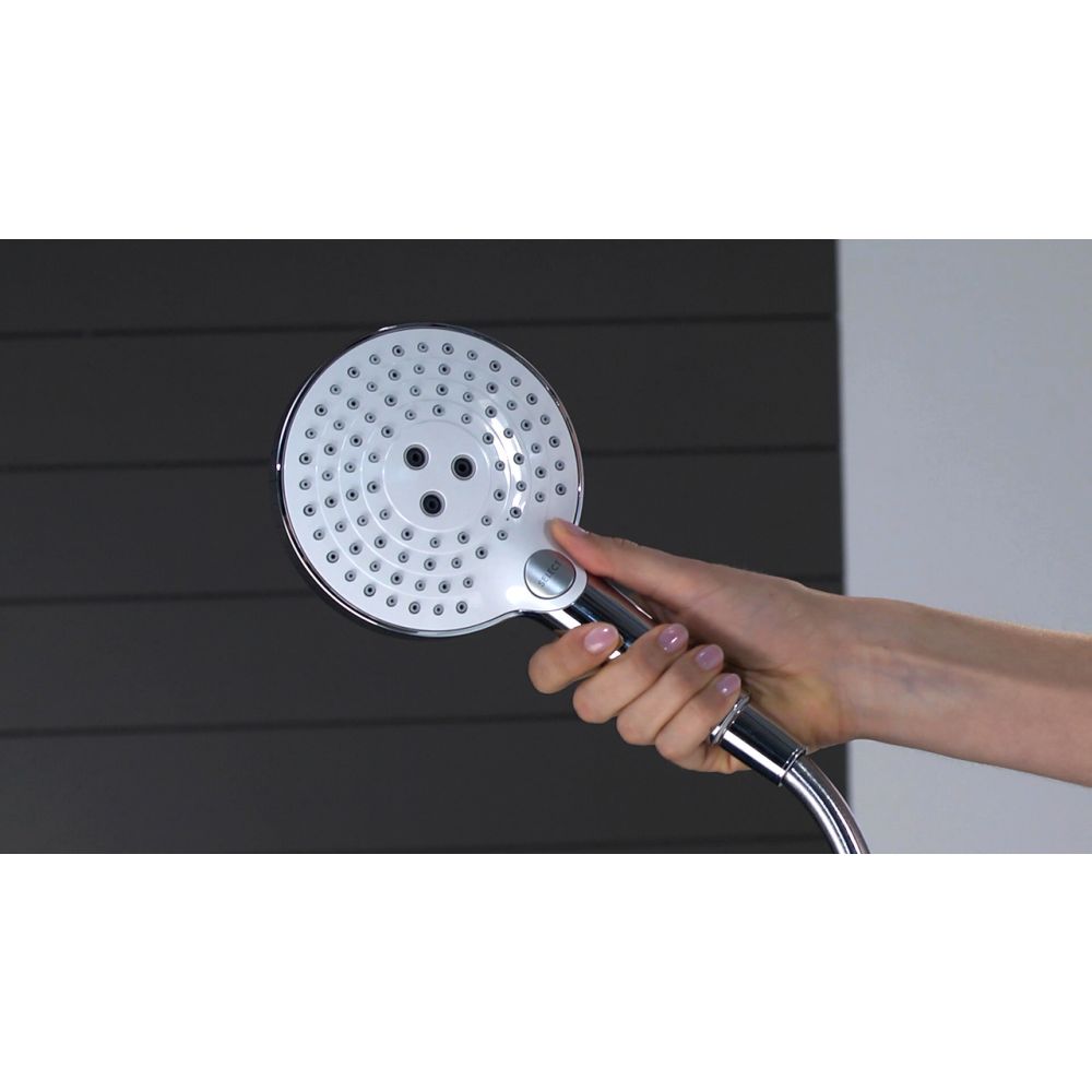Ручной душ hansgrohe Raindance Select S 120 3jet 26530400, белый/хром