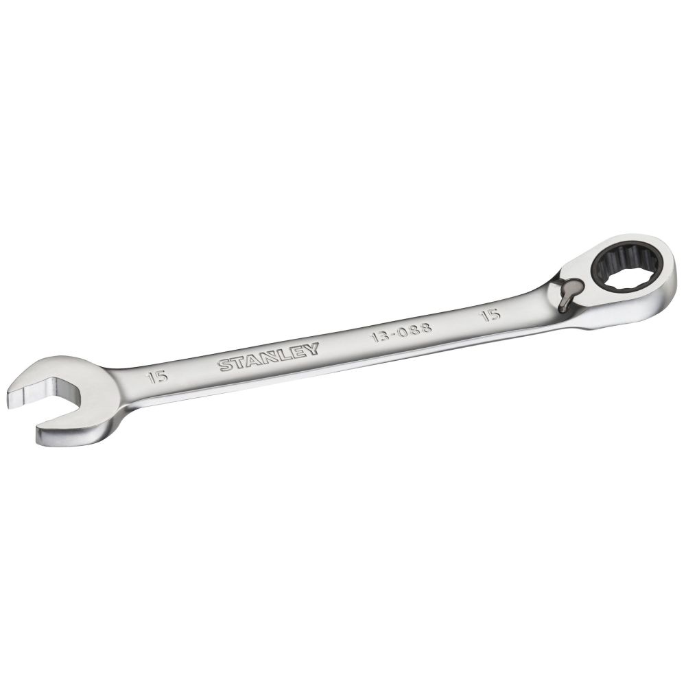 Ключ гаечный комбинированный STANLEY FATMAX FMMT13088-0, с храповым механизмом, 15 мм