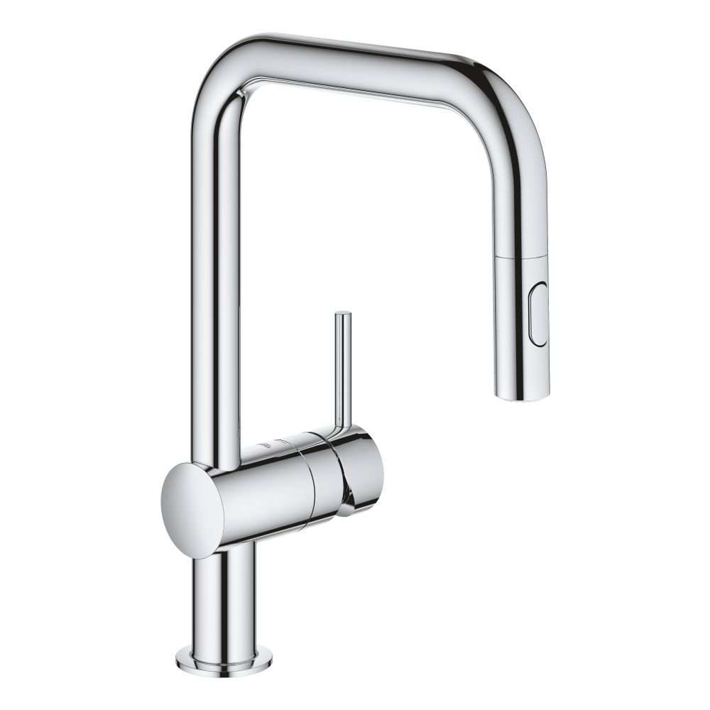 Смеситель для кухни GROHE Minta с вытяжным душем, хром (32322002)