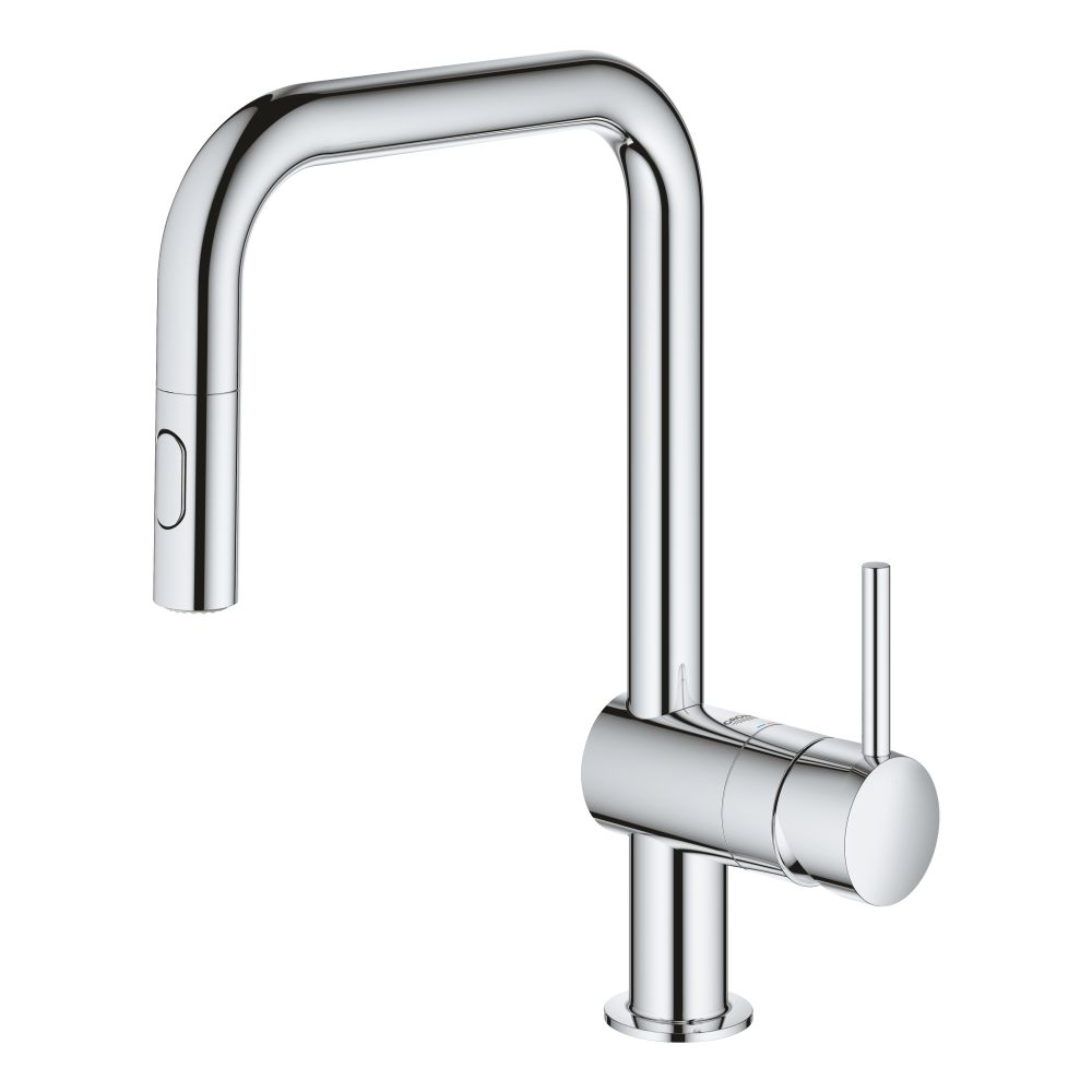 Смеситель для кухни GROHE Minta с вытяжным душем, хром (32322002)