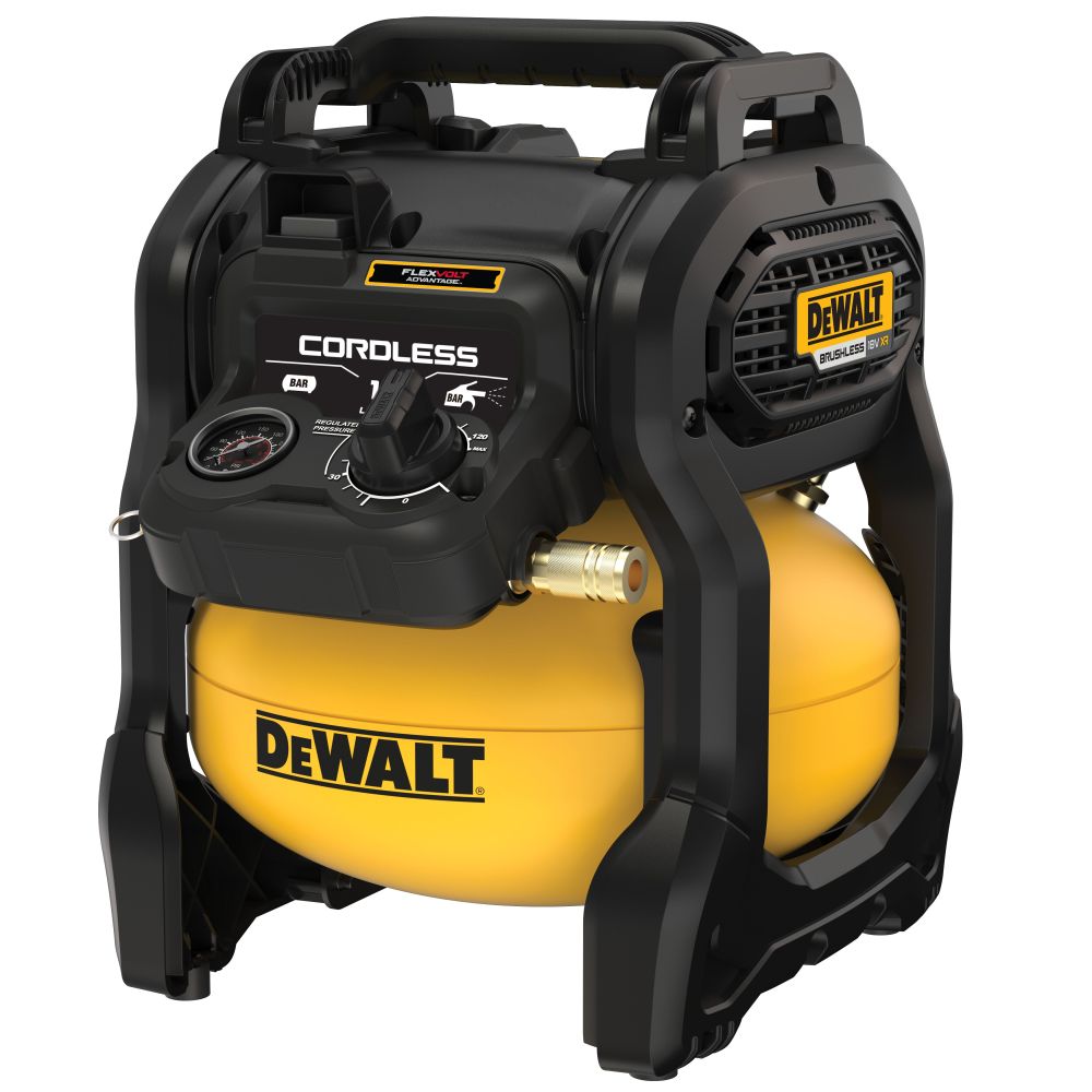 Аккумуляторный компрессор DEWALT DCC1018N, 18/54 В, 9.6 бар, 48 л/мин, без АКБ и ЗУ (DCC1018N-XJ)