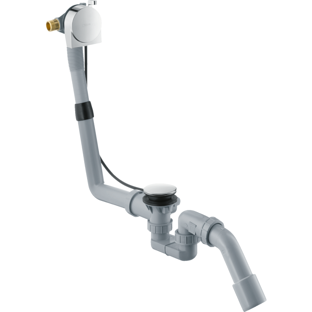 Система налива/слива-перелива для стандартных ванн hansgrohe Exafill S 58113000, хром