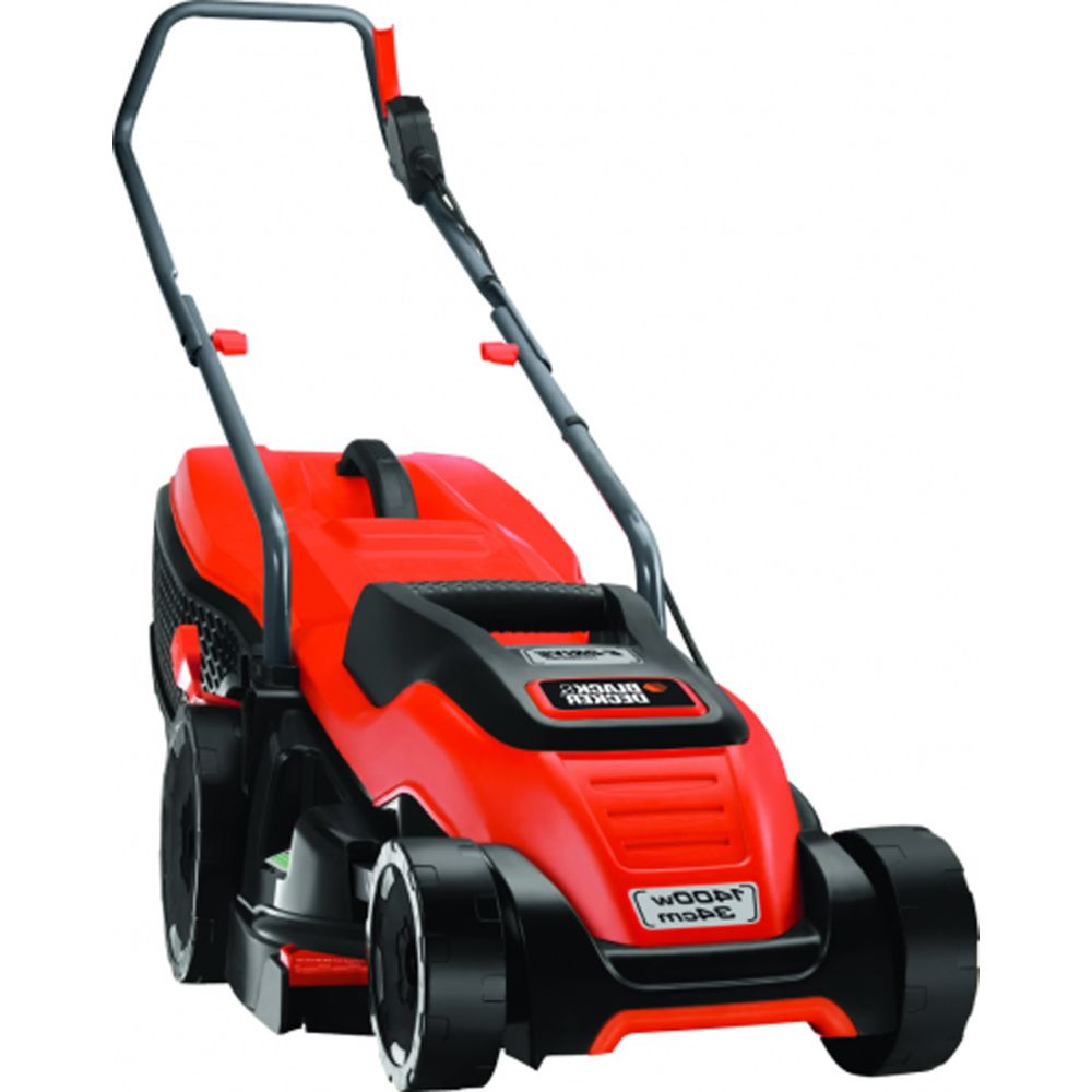 Электрическая газонокосилка BLACK+DECKER, 1400 Вт, 34 см, 40 л, EMAX34S