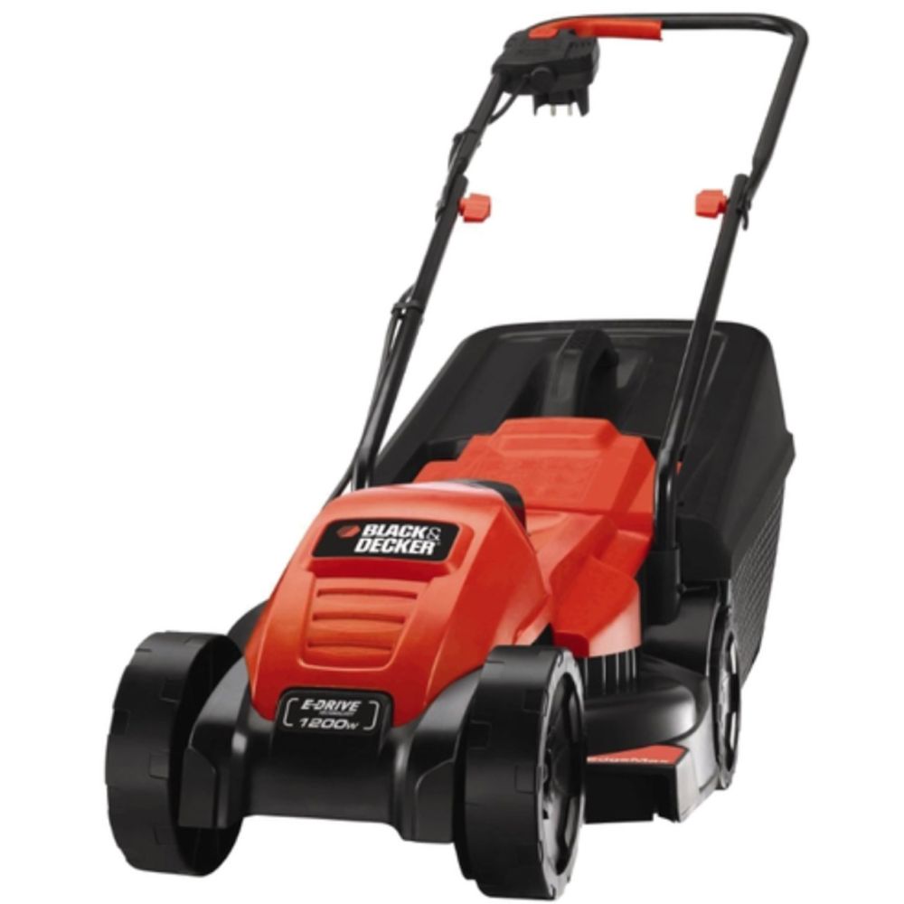 Электрическая газонокосилка BLACK+DECKER EMAX32S, 1200 Вт, 32 см