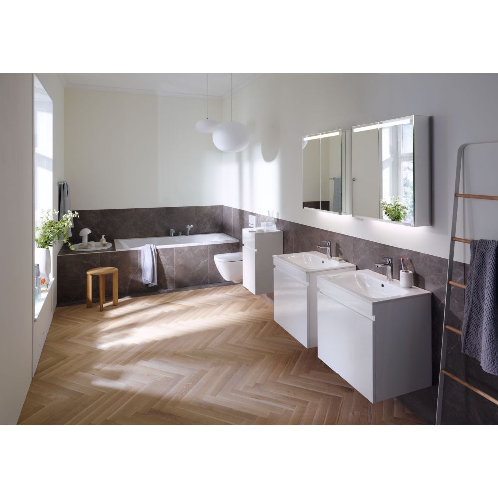 Зеркальный шкаф Geberit Option 75 см, хром, 500.205.00.1