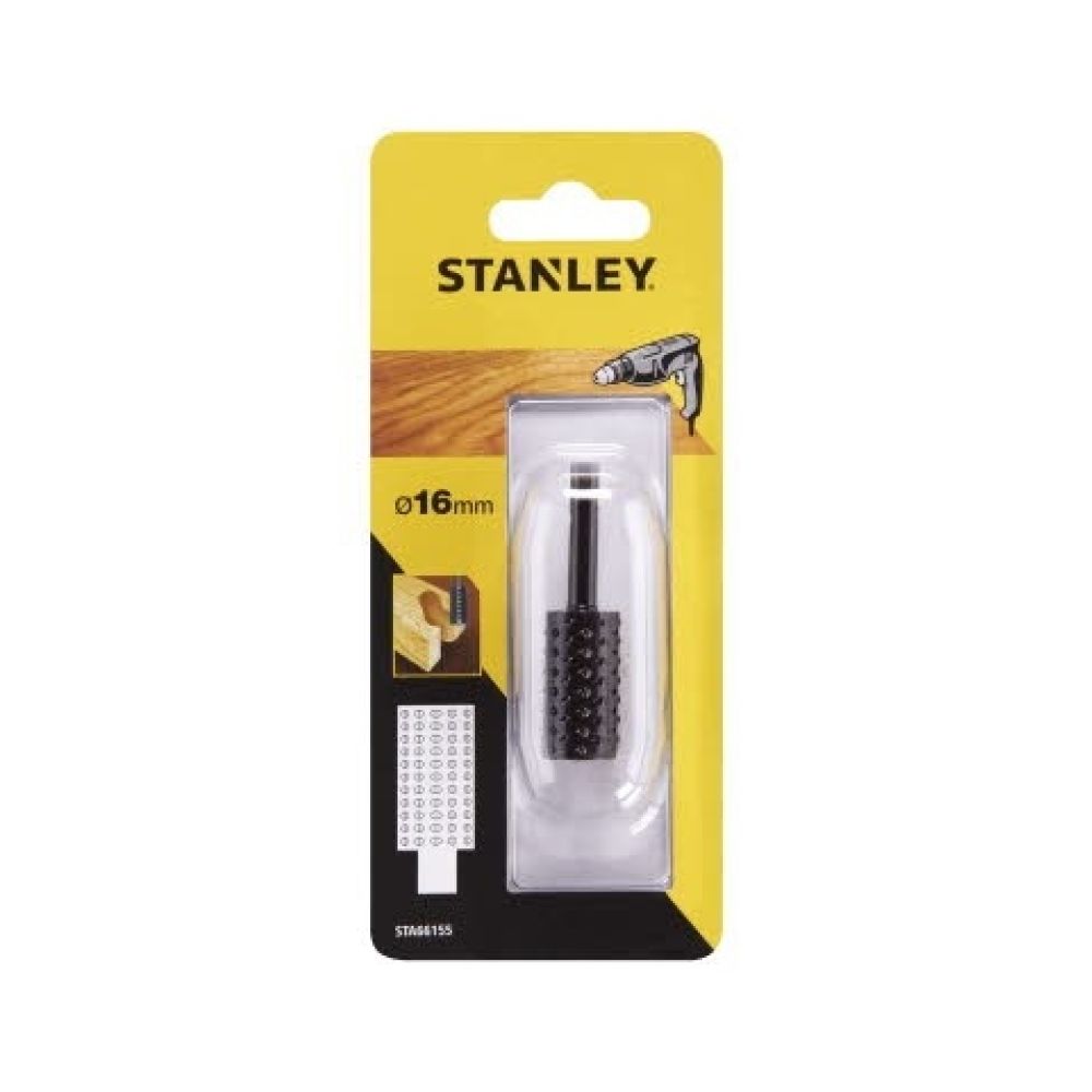 Рашпиль по дереву цилиндрический для дрели STANLEY STA66155, D16х30 мм