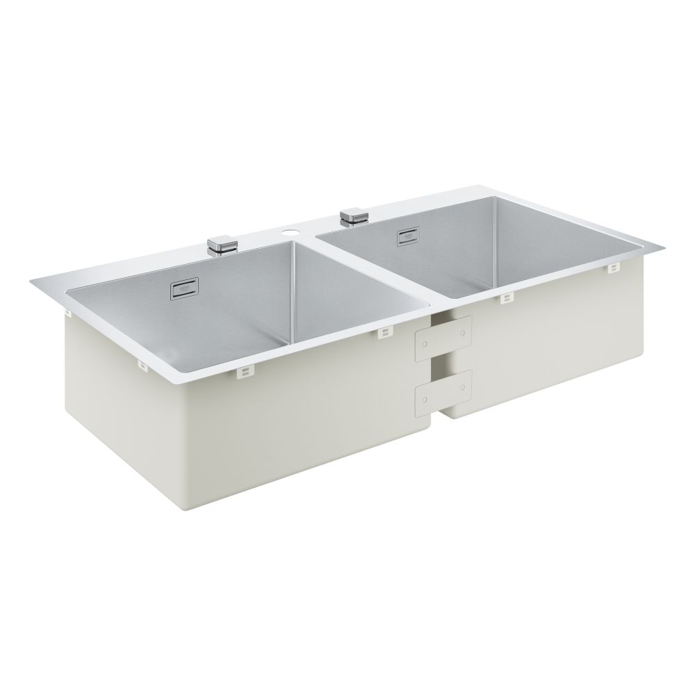 Мойка GROHE K800 с двумя чашами, нержавеющая сталь (31585SD1)