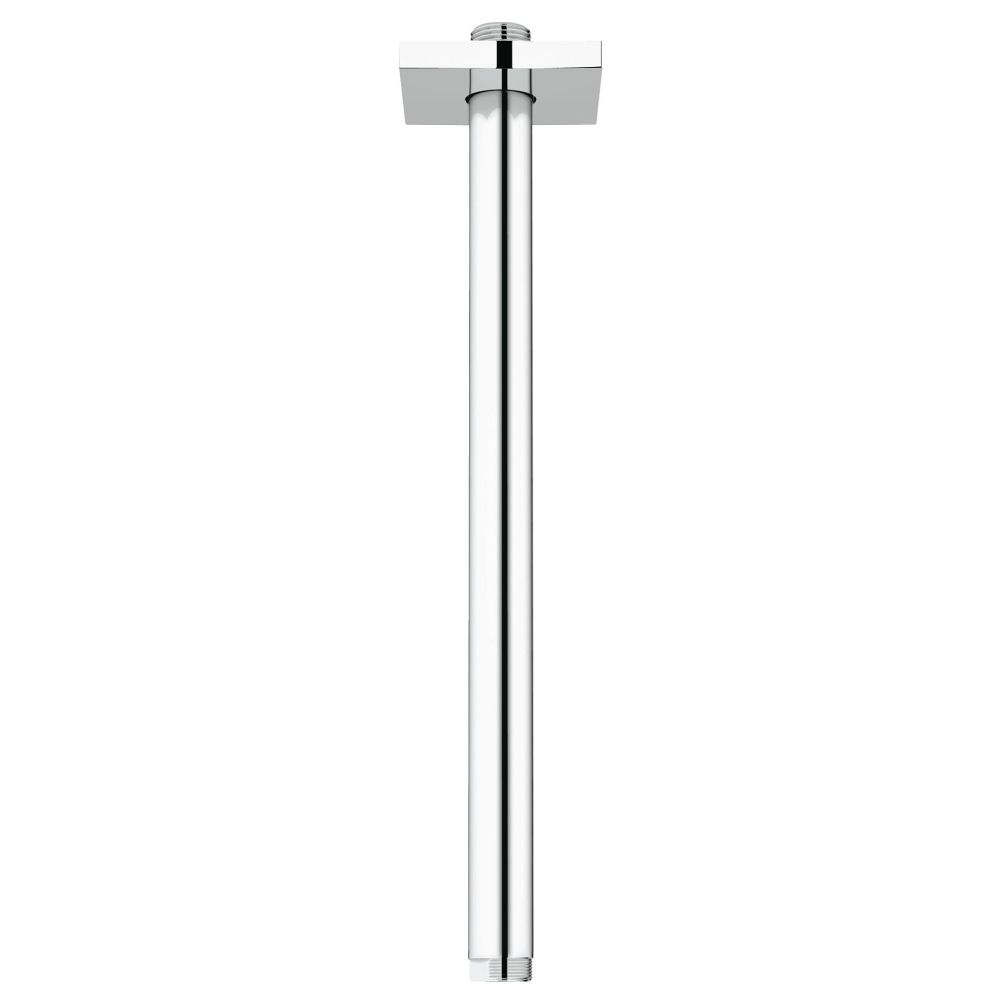 Душевой кронштейн потолочный GROHE Rainshower neutral 292 мм, с квадратной розеткой, хром (27484000)
