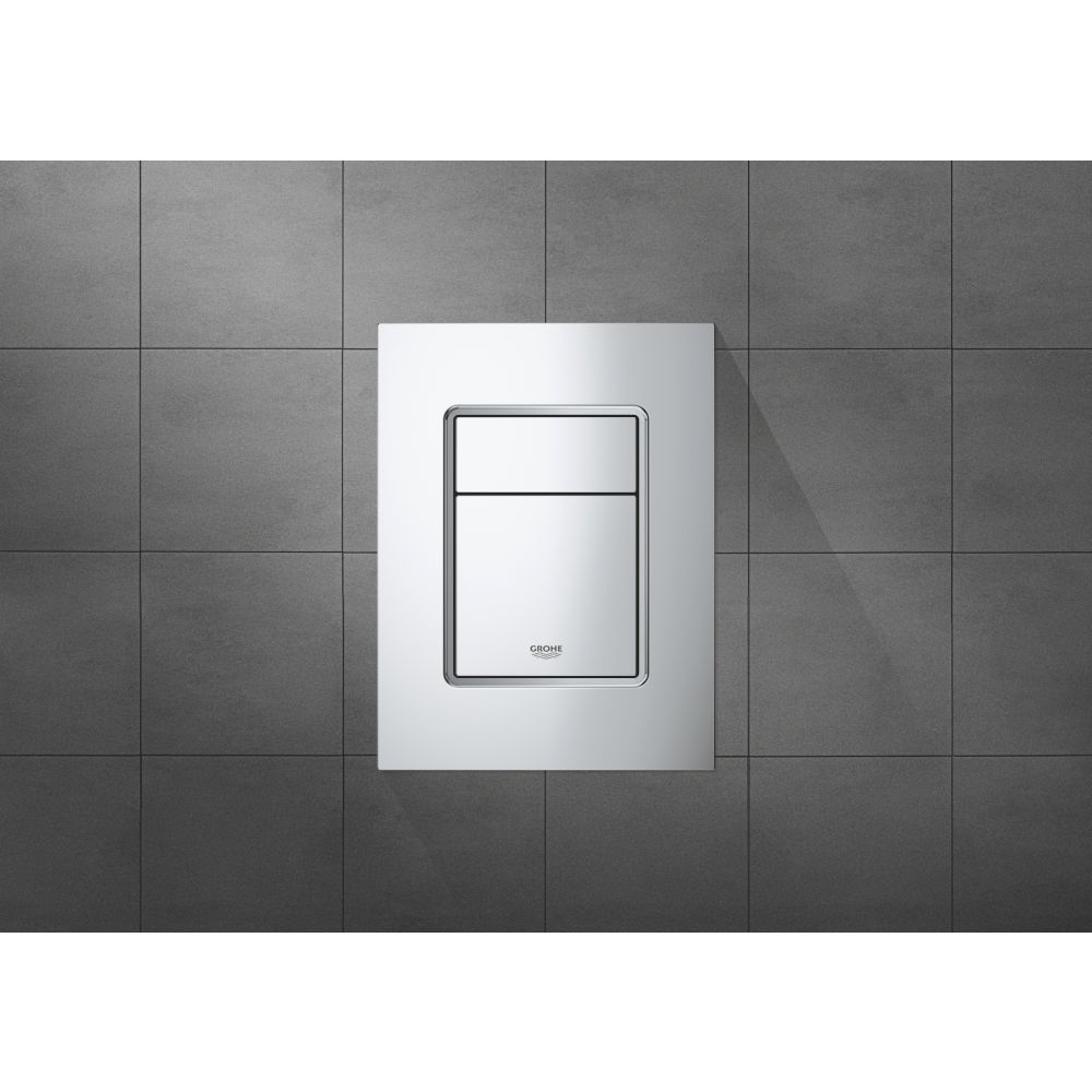 Панель смыва для унитаза GROHE Skate Cosmopolitan S, 3 режима, хром (37535000)