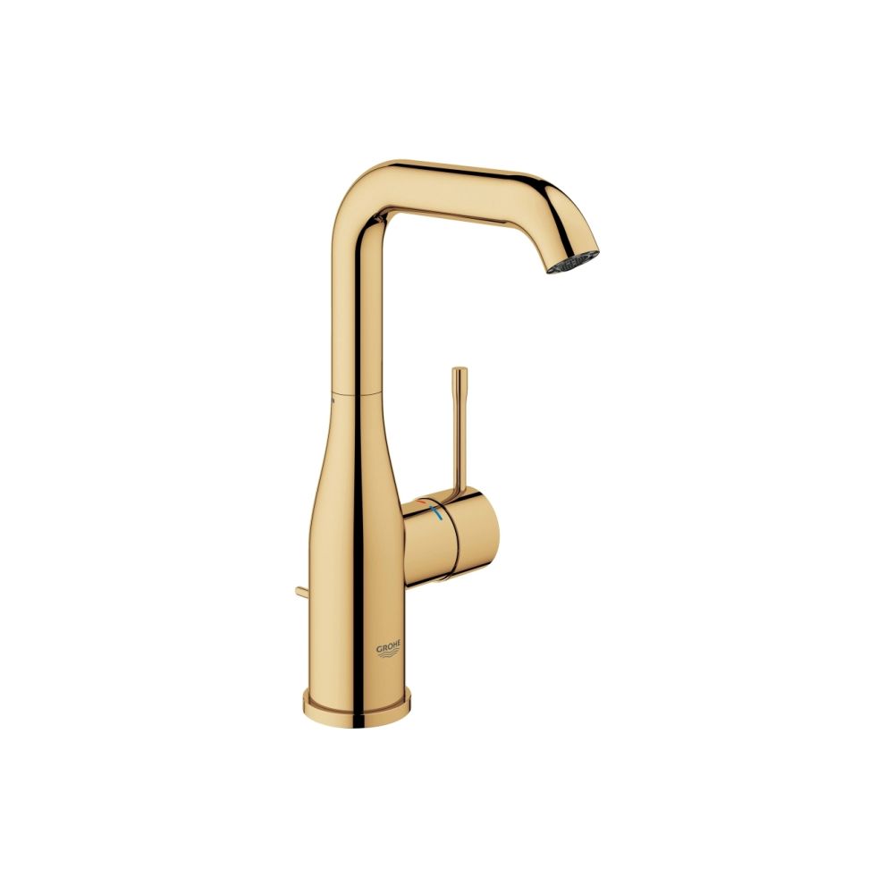 Смеситель для раковины GROHE Essence с донным клапаном, L-size, холодный рассвет глянец (32628GL1)