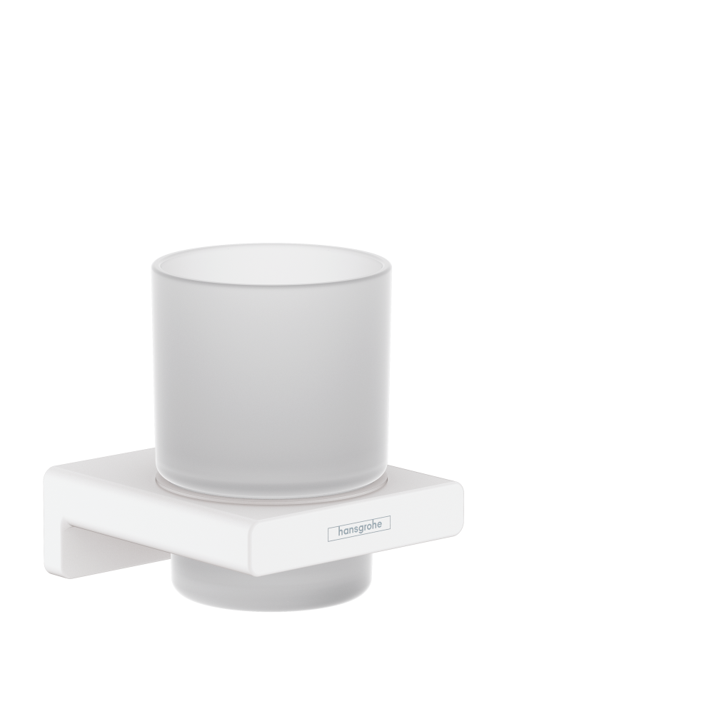 Стакан для зубных щеток hansgrohe AddStoris 41749700, матовый белый