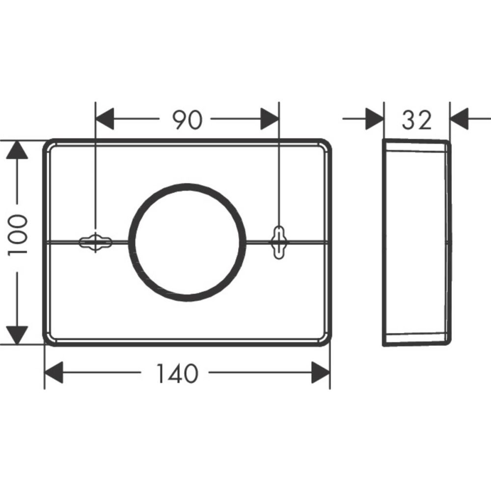 Держатель для гигиенических пакетов hansgrohe AddStoris 41773000, хром