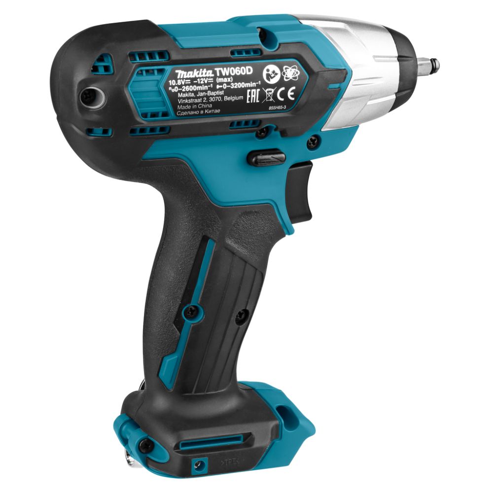 Аккумуляторный ударный гайковерт Makita TW060DZ, 12 В, 60 Нм, 3200 уд/мин, без АКБ и ЗУ