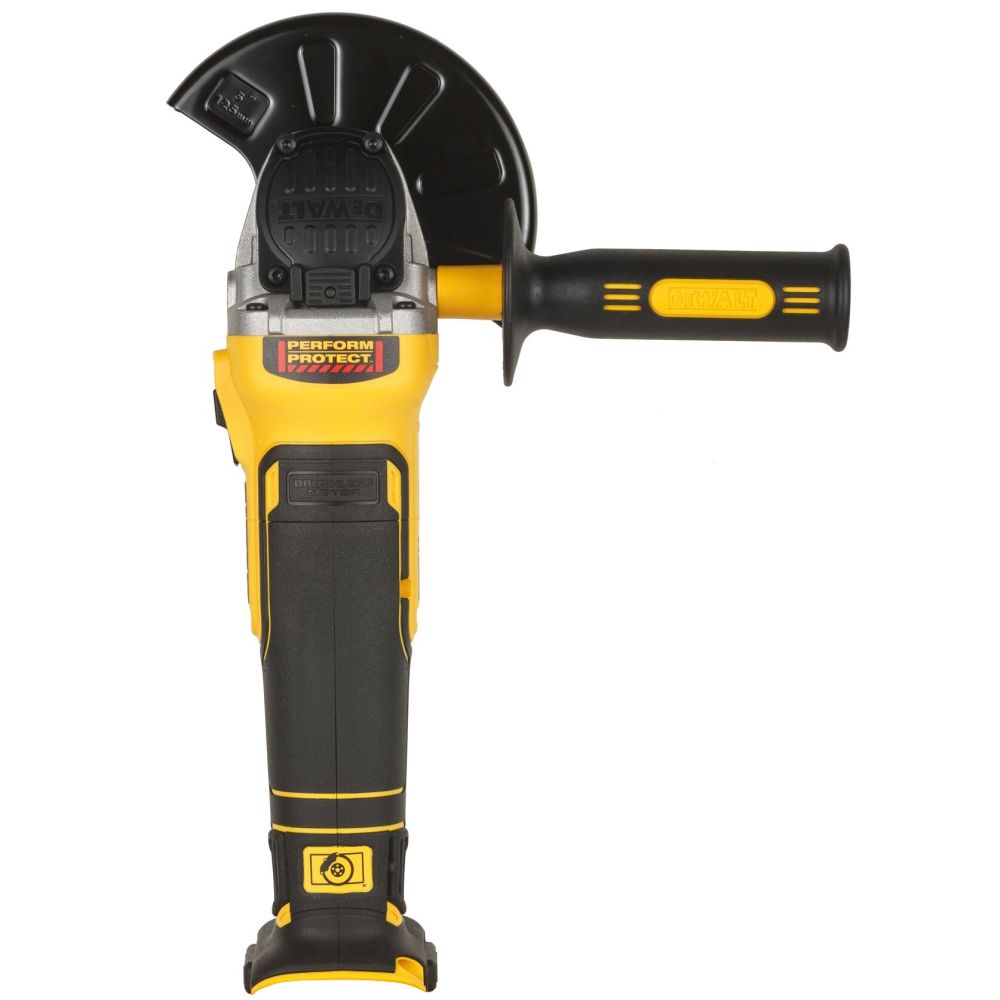 Аккумуляторная угловая шлифмашина DEWALT DCG405P3, 18 В, 125 мм, 9000 об/мин, с 3 АКБ 5 Ач и ЗУ, в кейсе TSTAK (DCG405P3-QW)