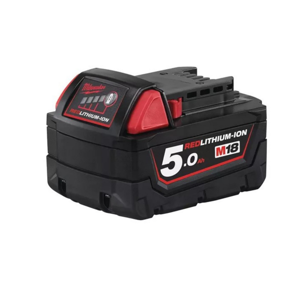 Аккумулятор Milwaukee RED M18 B5, Li-Ion, 18 В, 5 Ач, 4932430483