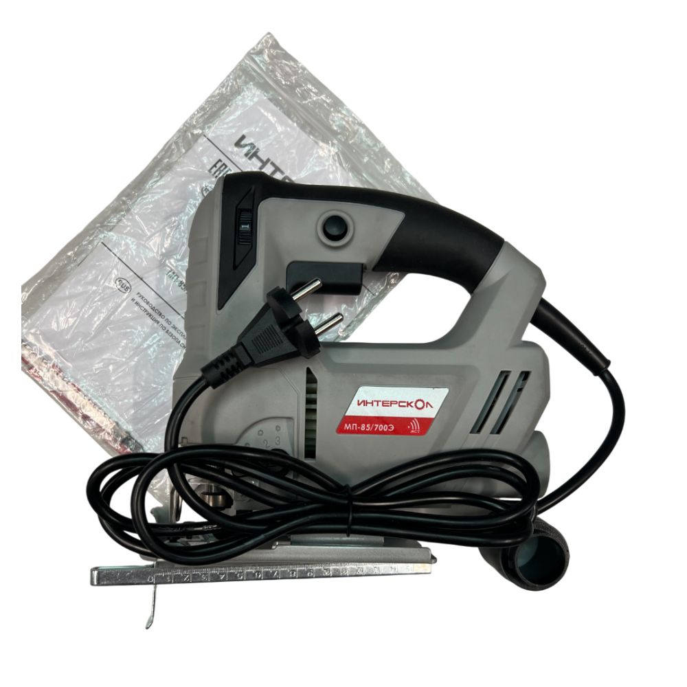 Лобзик ИНТЕРСКОЛ МП-85/700Э, 710 Вт, 3000 ход/мин, 85 мм, (УЦЕНЕННЫЙ ТОВАР) (556.1.0.00/U)