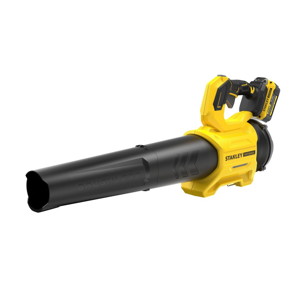 Аккумуляторная воздуходувка STANLEY FATMAX SFMCBL730M1, 18 В, 696 м³/ч, с АКБ 4 Ач и ЗУ (SFMCBL730M1-QW)