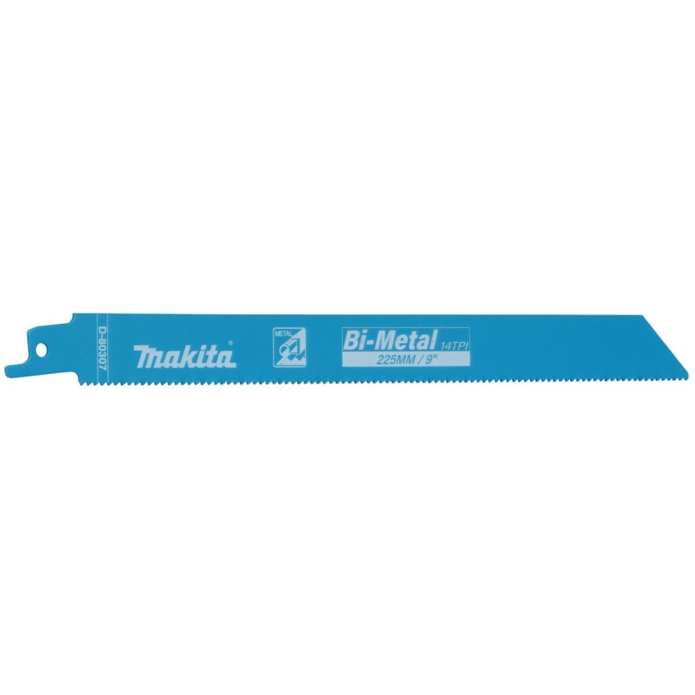 Полотно для сабельной пилы Makita D-80307, по металлу, 225 мм, 14 TPI, 2 шт.