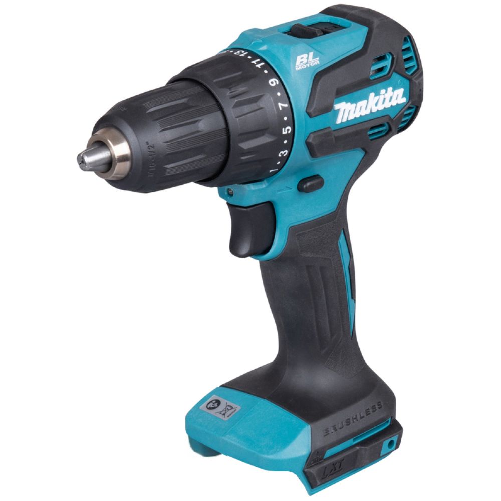 Аккумуляторная ударная дрель-шуруповерт Makita DHP490Z, 18 В, 1900 об/мин, 28500 уд/мин, без АКБ и ЗУ