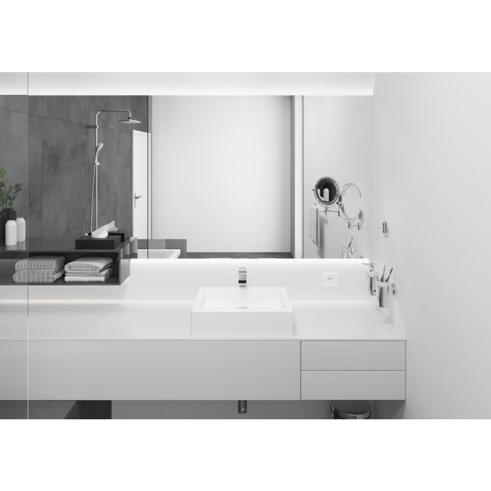 Смеситель для раковины hansgrohe Vernis Shape 190, без сливного гарнитура 71591000, хром