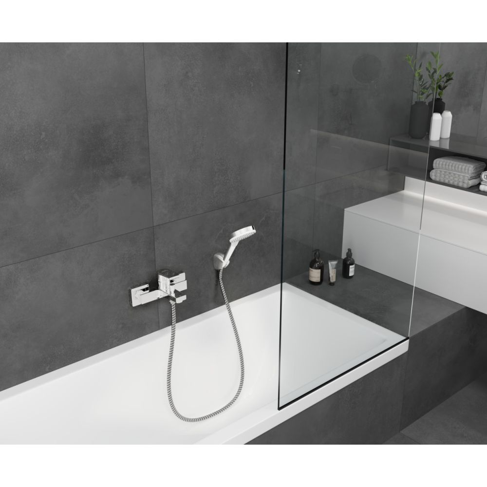 Смеситель для ванны hansgrohe Vernis Shape внешнего монтажа 71450000, хром