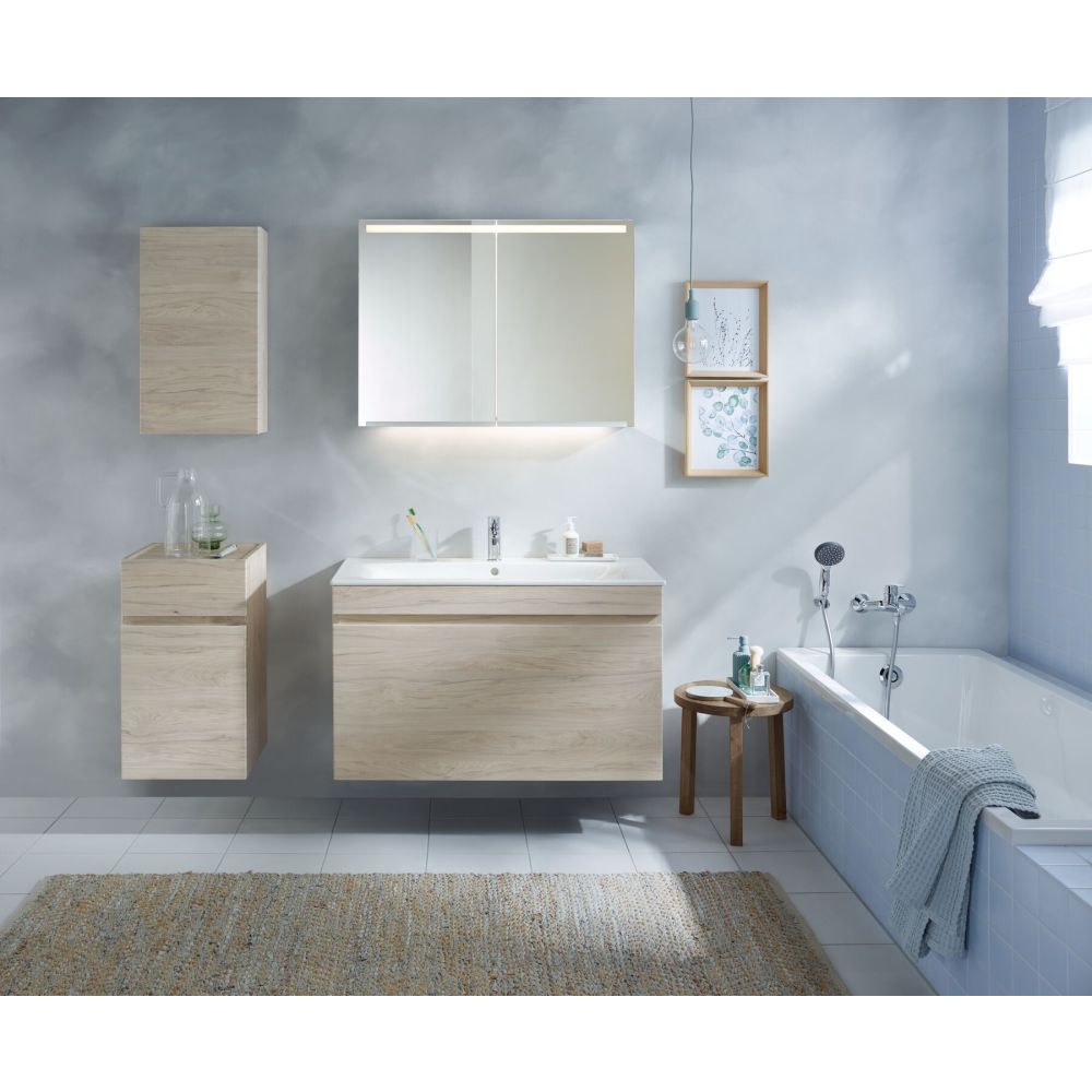 Зеркальный шкаф Geberit Option 75 см, хром, 500.205.00.1