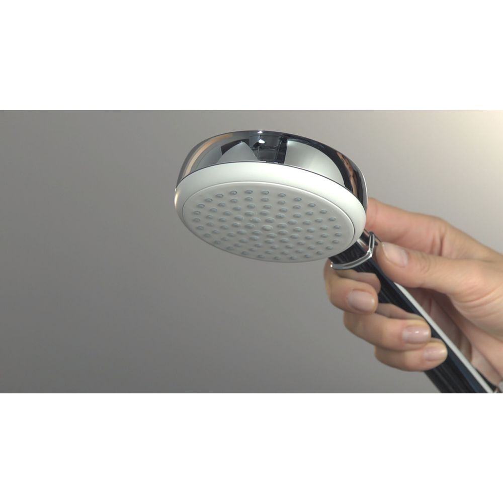 Ручной душ hansgrohe Crometta 100 1jet 26825400, белый/хром