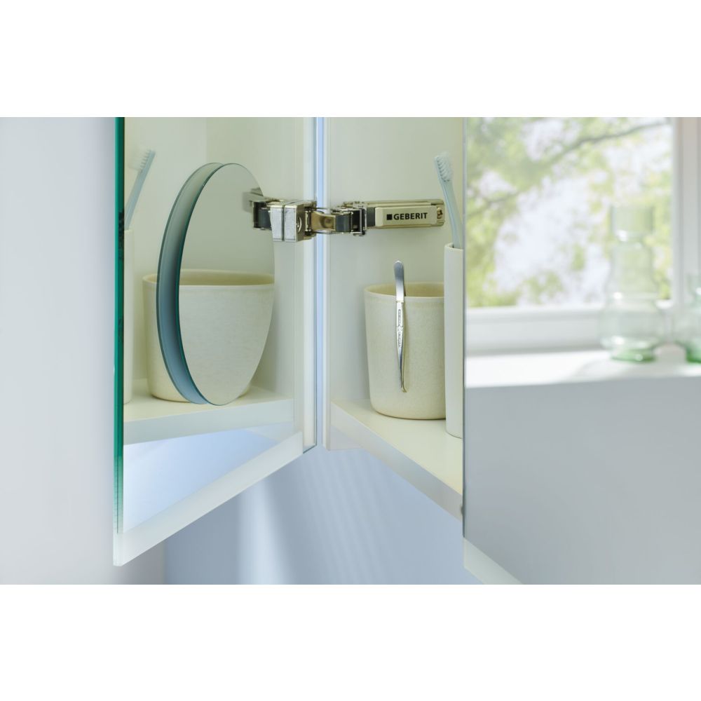 Зеркальный шкаф Geberit Option 75 см, хром, 500.205.00.1