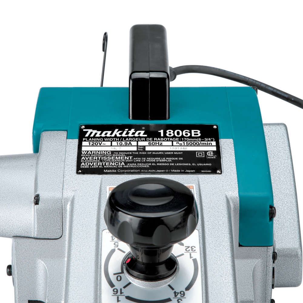 Электрический рубанок Makita 1806B, 1200 Вт