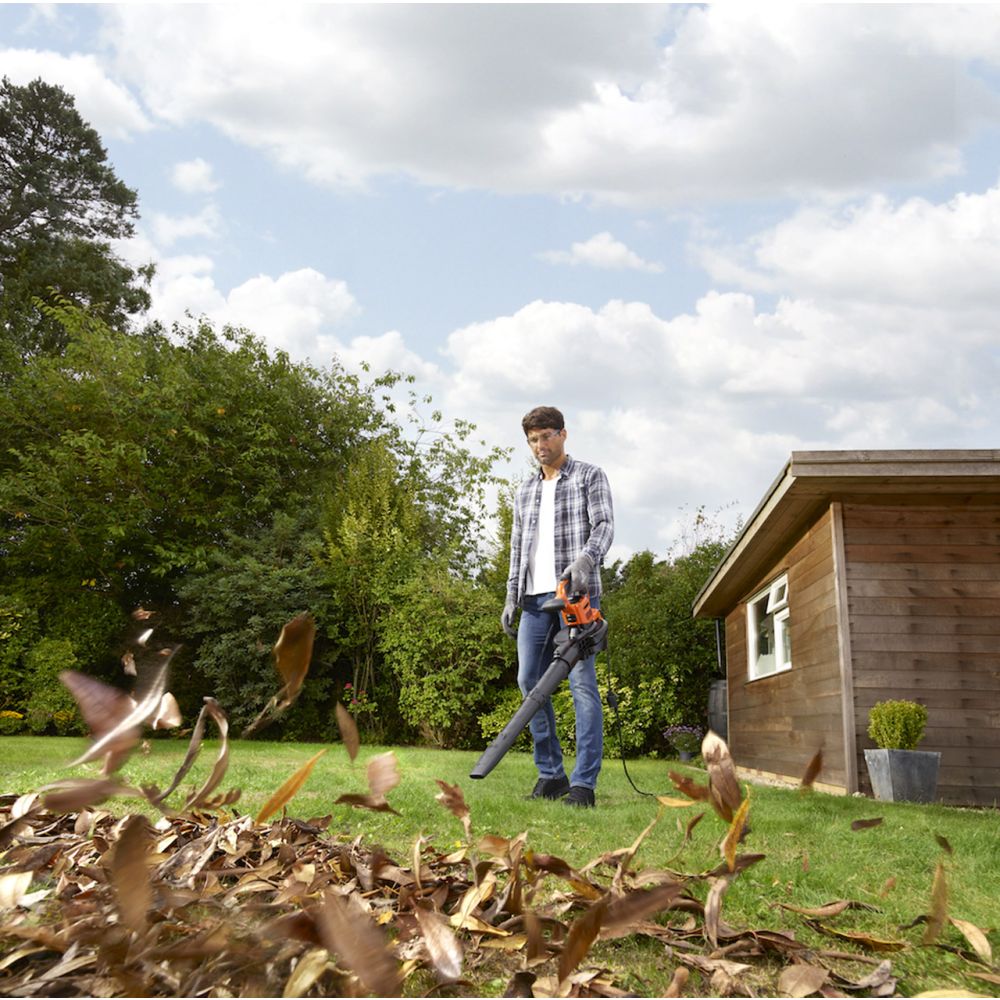 Воздуходув/пылесос садовый электрический BLACK+DECKER BEBLV301, 3000 Вт