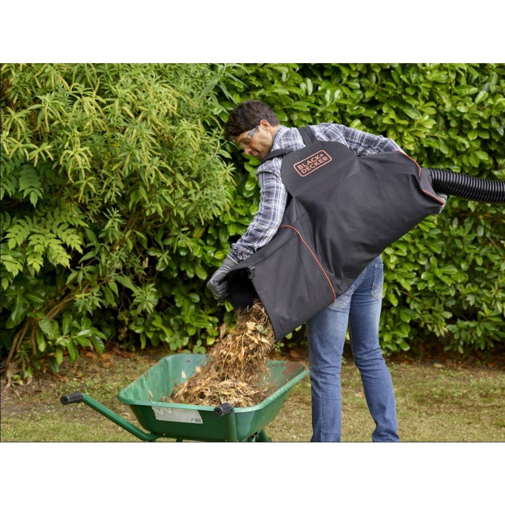 Воздуходув/пылесос садовый электрический BLACK+DECKER BEBLV301, 3000 Вт