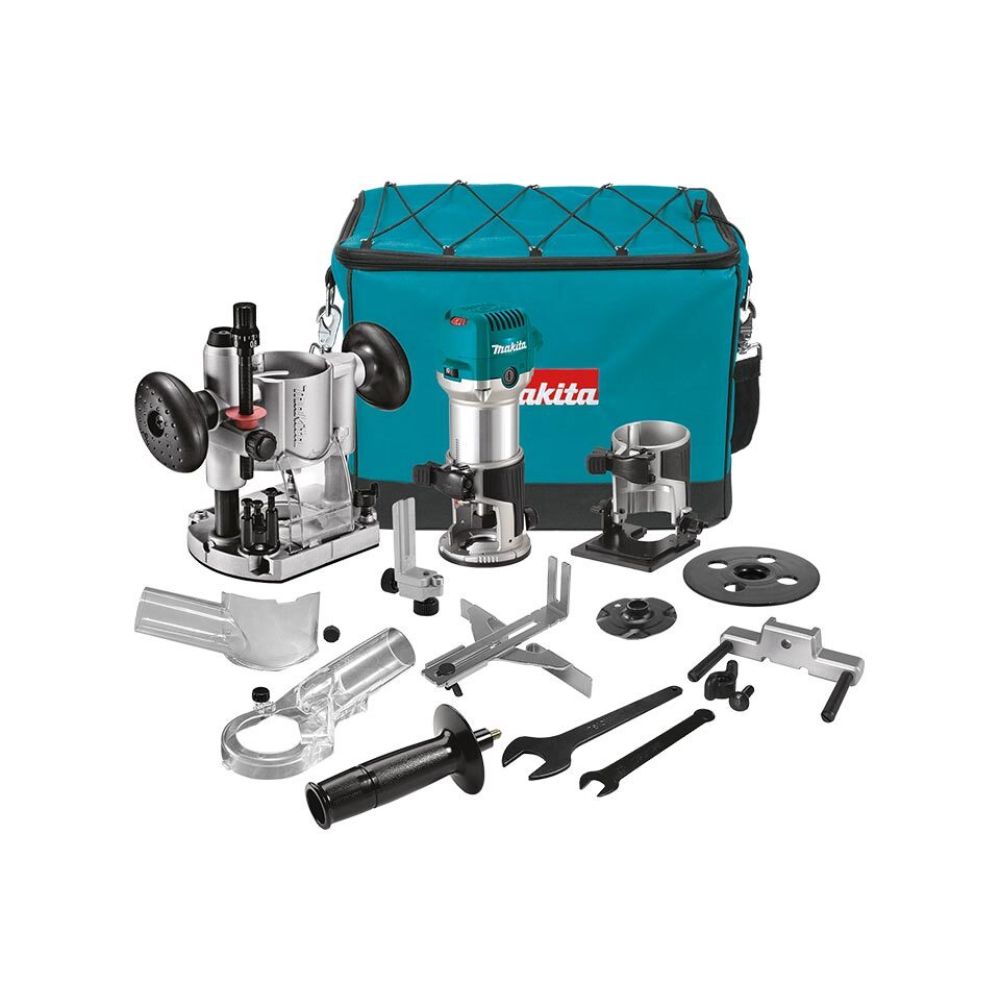 Фрезер кромочный Makita RT0702CX2, 710 Вт, 34000 об/мин, 35 мм, в сумке