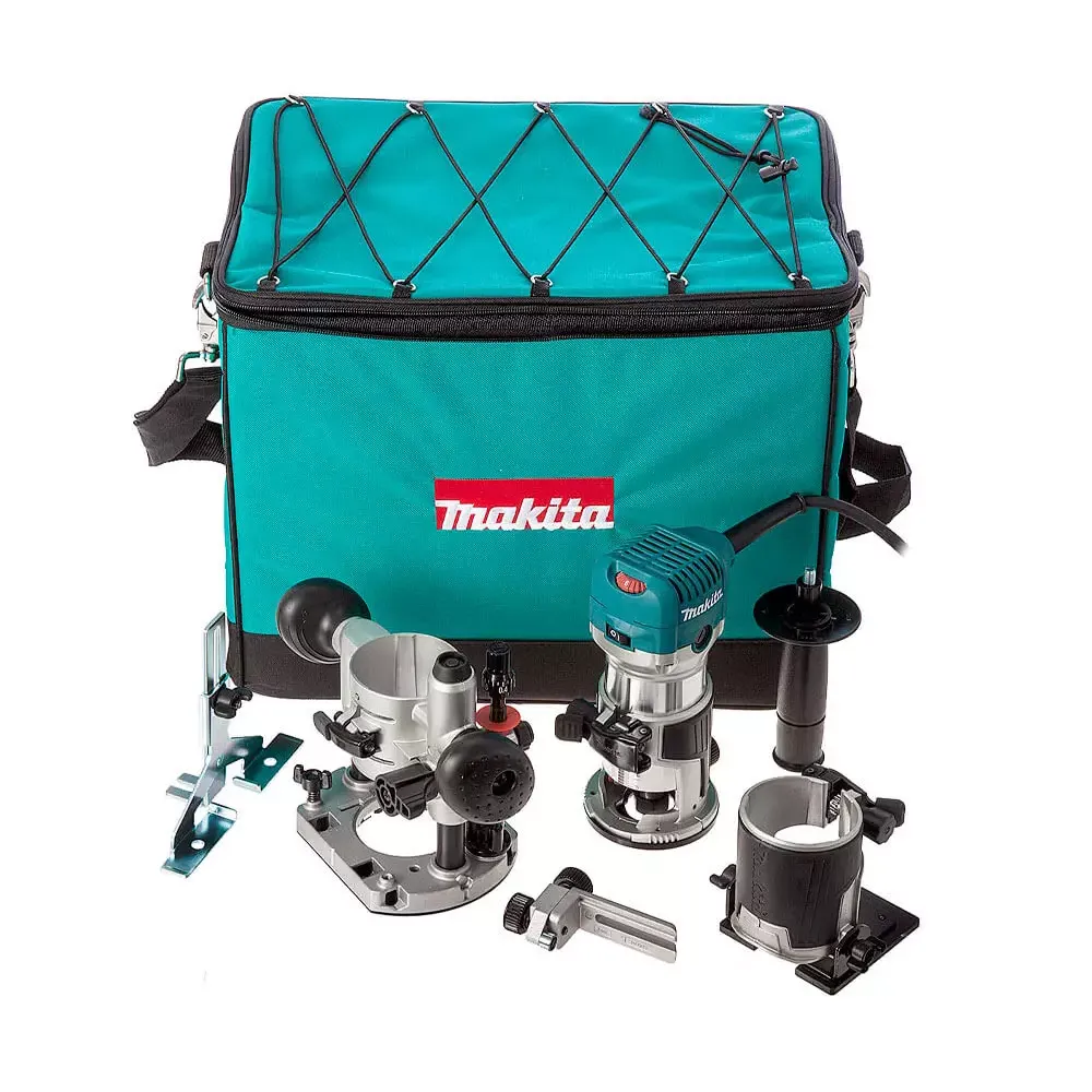 Фрезер кромочный Makita RT0702CX2, 710 Вт, 34000 об/мин, 35 мм, в сумке
