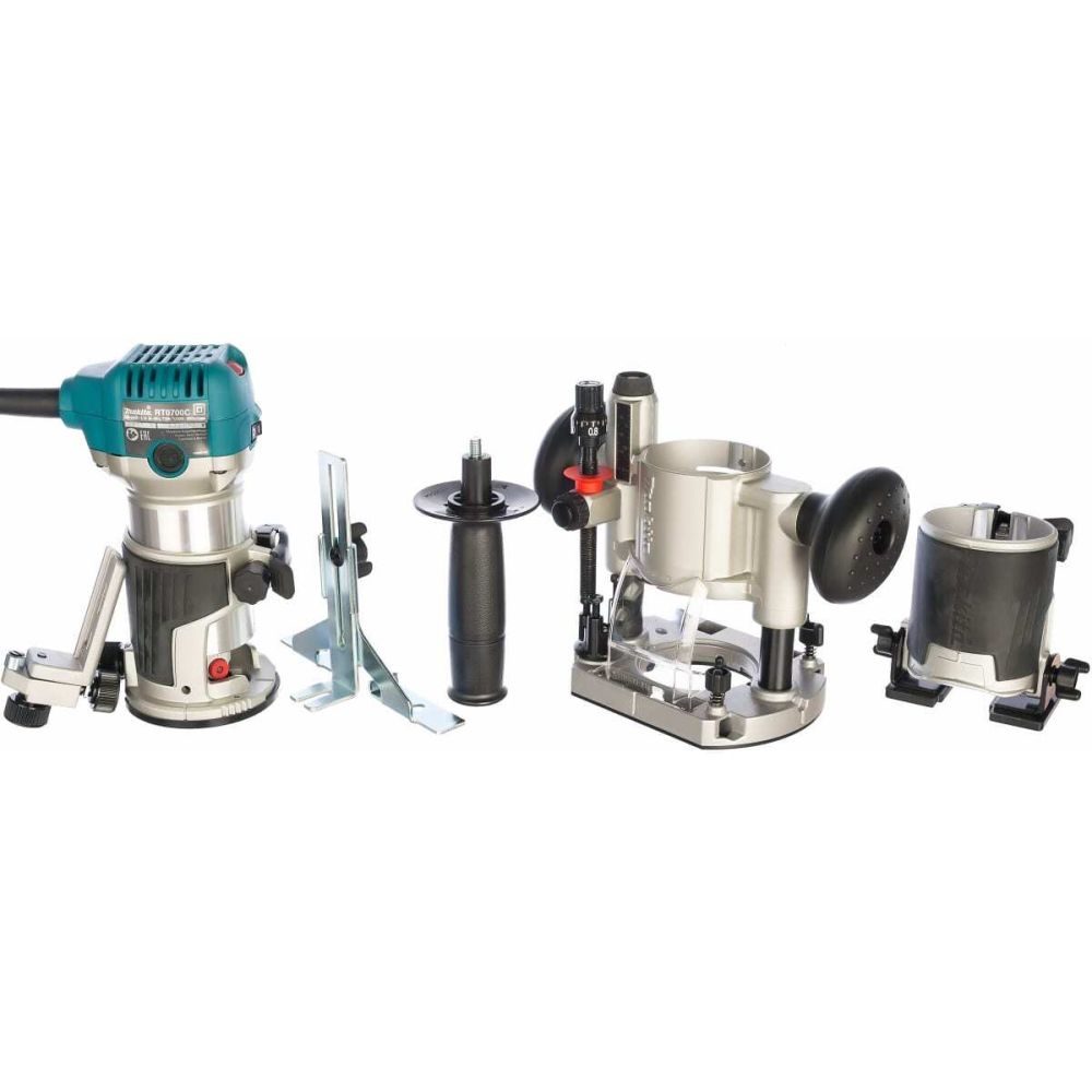Фрезер кромочный Makita RT0702CX2, 710 Вт, 34000 об/мин, 35 мм, в сумке