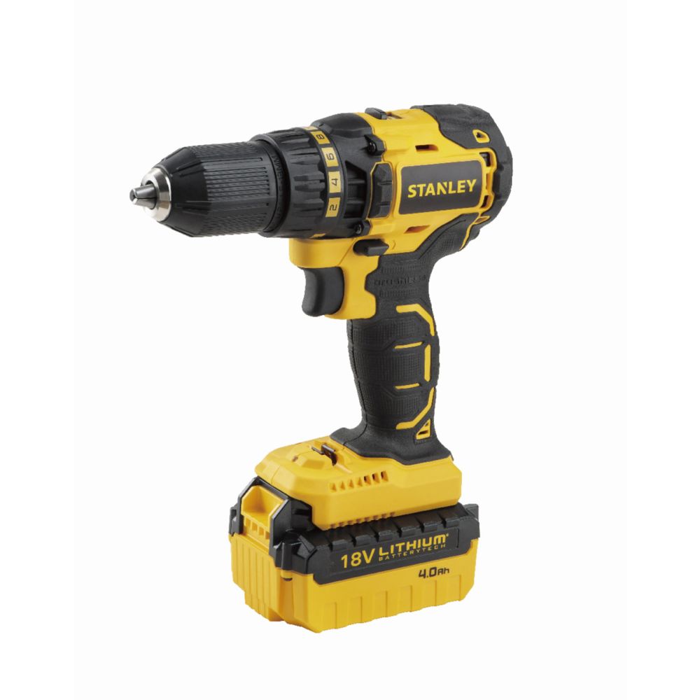 Бесщеточная дрель-шуруповерт STANLEY SBD201M2K, 18В, 4Ач